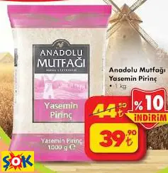 ANADOLU MUTFAĞI YASEMİN PİRİNÇ 1 KG